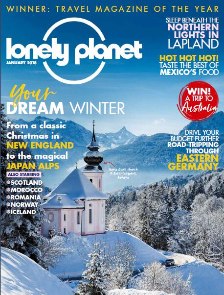 【英国版】Lonely Planet（孤独星球） 2018年1月