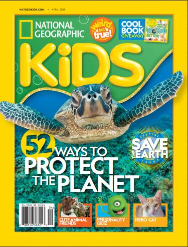 【少儿版】美国国家地理（National Geographic Kids）2018年4月