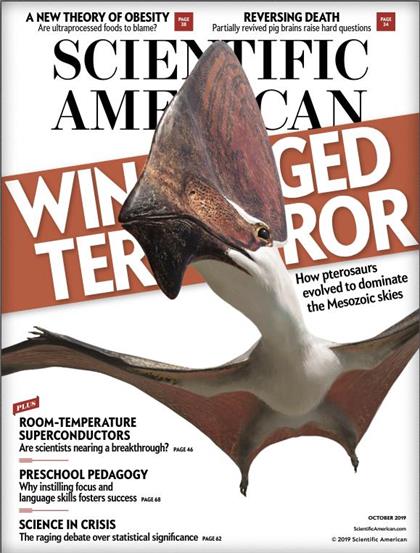 科学美国人（Scientific American）2019年10月