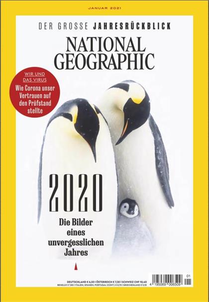 【德国版】美国国家地理（National Geographic）2021年1月