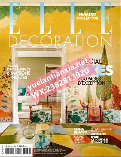 【法国版】家居廊（Elle Decoration）2021年6月